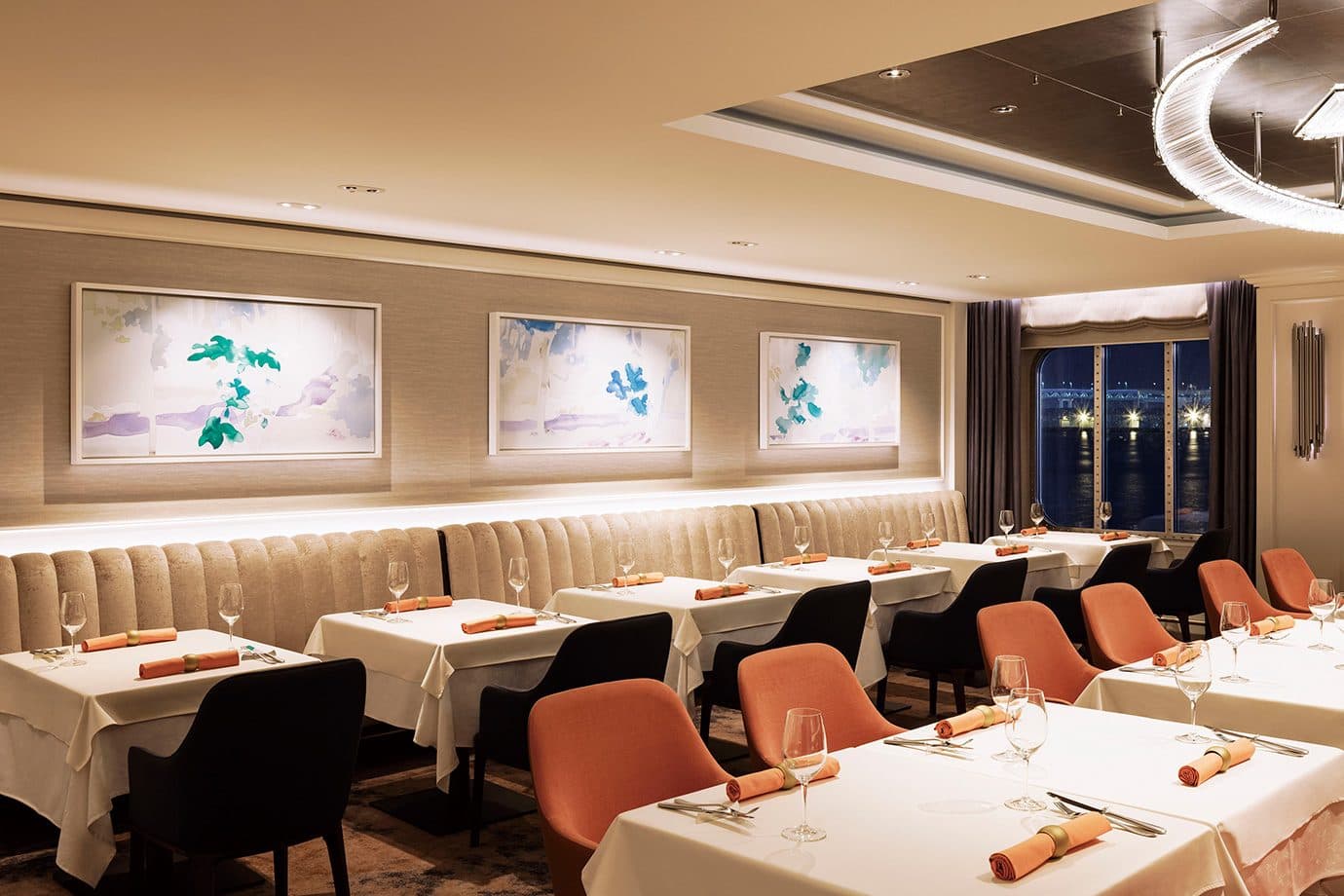 Four Seasons Dining Room aboard ASUKA III
