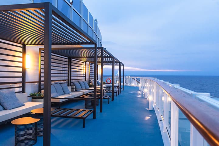 Sky Terrace aboard ASUKA III